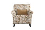 Pippa Accent Chair Mustard front view picture