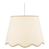 Poma Natural With Taupe Trim Linen Tapered Drum Shade 45cm fit as a pendant