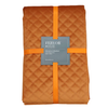 F+H Quilted Velvet Throw Copper 130x270 cm picture on the white background
