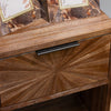 Ray Locker Dark Teak close view picture of the metal handle