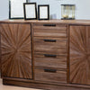 Ray Sideboard Dark Teak close view picture