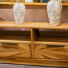 Ray TV Unit Ginger Teak close view picture of the TV nits design