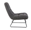 Reese Accent Chair Grey - Modern Lounge Living Room Furniture