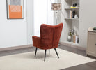 Reese Accent Chair Rust life style photo from the back