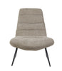 Reese Accent Chair Taupe front view picture