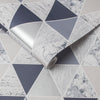 Modern wallpaper art - Graham & Brown Reflections Blue