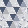 Beautiful wallpaper geometric design - Graham & Brown Reflections Blue