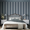 Superfresco Easy Regent Stripe Wallpaper Archival Blue life style picture