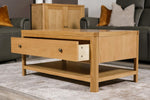 Provides a functional surface for drinks and decor.