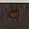 Contemporary style meets functionality in this table.