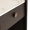 Sleek silhouette brings contemporary flair to your home.