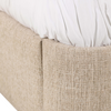 Contemporary style meets comfort in this bed.