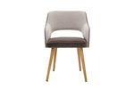 Ripley Dining Chair Brown front view picture
