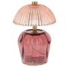 Ritzy Glass LED Lamp Purple picture on the white background