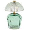 Ritzy Glass LED Lamp Teal picture on the white background