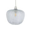 Riverwood Ribbed Glass Non Electric picture with turned off lights