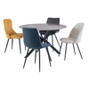 Small round dining table for four people
