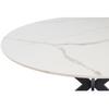 Stylish dining table Riza Round Dining Table 1.2m White
