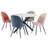 Modern kitchen table Riza Round Dining Table 1.2m White
