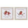 Robins Appear Square Wall Plaque - Robin Memorial Gifts Collection