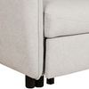 Contemporary style meets functionality in this piece.
