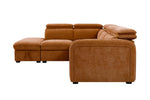 Roscoe Corner Sofa Bed LHF Rust picture from the side