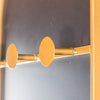 Chic living room mirror with gold finish, Rotating Mirror 159cm Gold.
