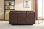 Rowan 3 Seater Sofa Recliner Chocolate life style photo from the back