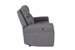 "Comfortable 3 seater recliner sofa in charcoal"
"
