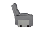 Russo Console Sectional Charcoal side view picture