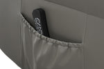 Russo Lift and Rise Chair Ash close view picture of the side pocket with power control