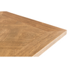 Modern rectangle dining table with a warm oak finish
