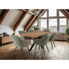 Classic rectangle dining table with a contemporary touch
