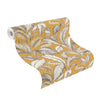 Salsa Leaves Mustard Wallpaper wallpaper roll on the white background