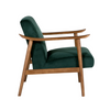 Add a Touch of Nature with this Green Accent Chair.