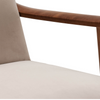 Modern accent chair, elevating the ambiance of your room.