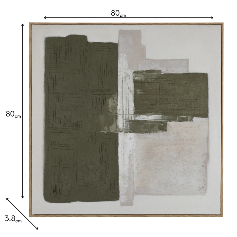Scatterbox Art Loden Green - Modern Art Canva Collection