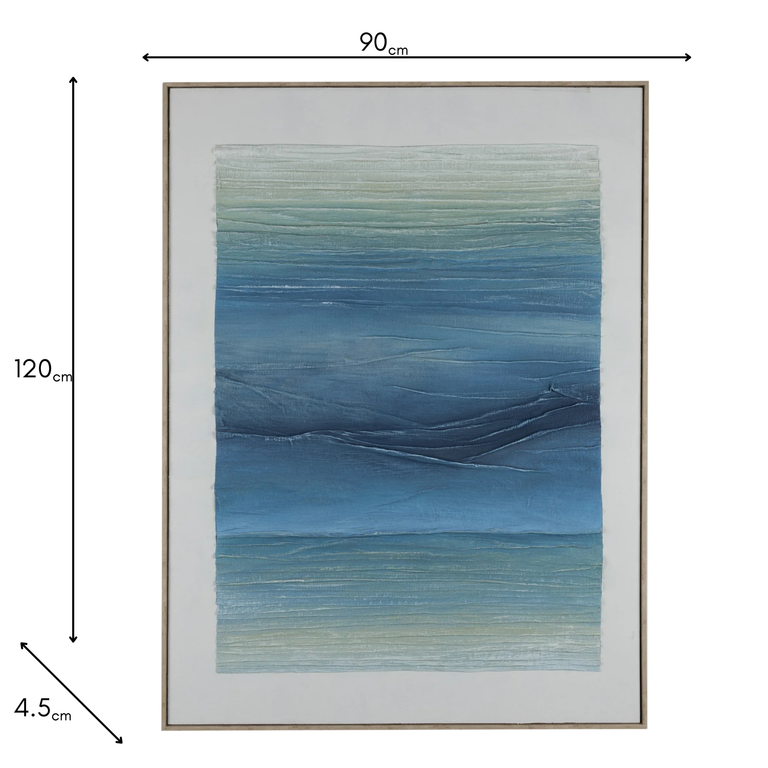 Scatterbox Art Narissa - Blue Canvas from Scatterbox Art Collection