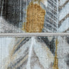Scatterbox Aven Cushion 45x45cm Blue/Gold close view picture of the zipper