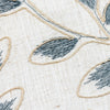 Scatterbox Delphine Cushion 45x45cm Blue close view picture of embroidered pattern