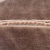 Scatterbox Darcy Cushion 43x43cm Cappuccino close view picture of the zipper