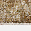 Scatterbox Rug Elson Green/Gold close view picture of the rug border