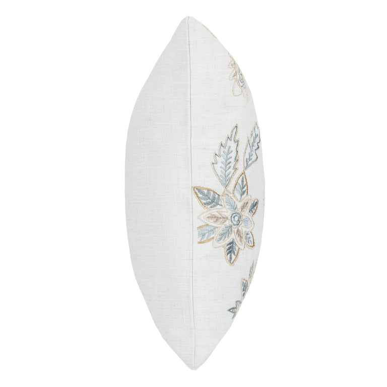 Scatterbox Josette Cushion 45x45cm Blue/Natural - Soft Furnishing Accent