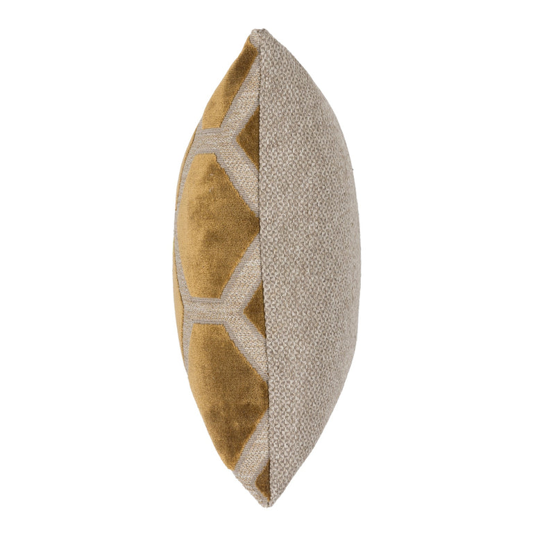 Scatterbox Orva Cushion Gold - Orva Cut Velvet Scatter Cushion