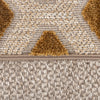 Scatterbox Orva Cushion Gold close view picture of the zipper