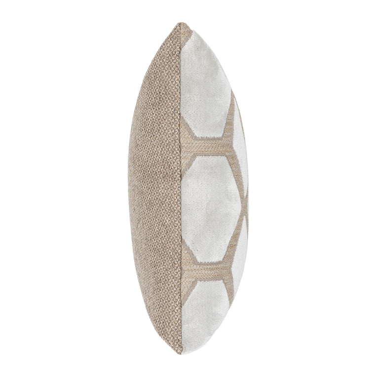 Scatterbox Orva Cushion Silver - Luxury Geometric Scatter Cushion