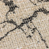 Scatterbox Cushion Sable 43x43 cm Black close view picture of the abstract pattern