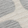 Scatterbox Sukie Cushion Blue close view picture of the fabric texture