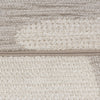 Scatterbox Sukie Cushion Natural close view picture of the zipper