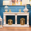 Scroll Ivory Sideboard Table With Drawer life style picture